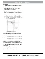 Preview for 3 page of Dacor Discovery DYF42SBIWS Use And Care Manual