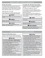 Preview for 4 page of Dacor Discovery DYF42SBIWS Use And Care Manual