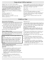 Preview for 4 page of Dacor DISCOVERY DYF48BNDI Use And Care Manual