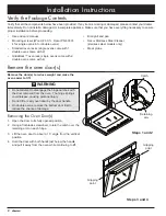 Предварительный просмотр 10 страницы Dacor Discovery DYO130B Installation Instructions Manual