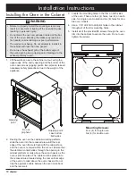 Предварительный просмотр 14 страницы Dacor Discovery DYO130B Installation Instructions Manual