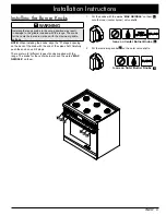 Предварительный просмотр 19 страницы Dacor Discovery DYRP48DSNGH Installation Instructions Manual