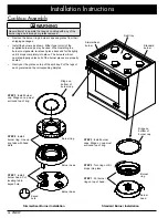 Предварительный просмотр 20 страницы Dacor Discovery DYRP48DSNGH Installation Instructions Manual