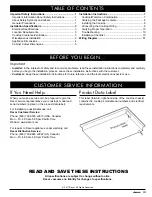 Preview for 2 page of Dacor Discovery DYTT305N Installation Instructions Manual