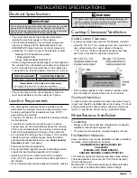 Preview for 5 page of Dacor Discovery DYTT305N Installation Instructions Manual