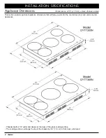 Preview for 6 page of Dacor Discovery DYTT305N Installation Instructions Manual