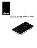 Dacor Discovery DYTT305NB Installation Instructions Manual preview