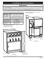 Preview for 5 page of Dacor Discovery DYWS4 Installation Instructions Manual