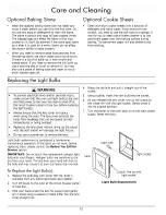 Предварительный просмотр 34 страницы Dacor Discovery EO Series Use And Care Manual