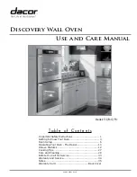 Dacor Discovery EO127 Use And Care Manual предпросмотр