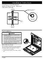 Предварительный просмотр 14 страницы Dacor Discovery MOH230 Installation Instructions Manual