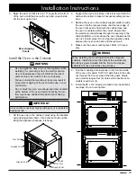 Предварительный просмотр 15 страницы Dacor Discovery MOH230 Installation Instructions Manual