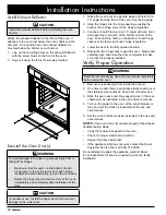 Предварительный просмотр 16 страницы Dacor Discovery MOH230 Installation Instructions Manual