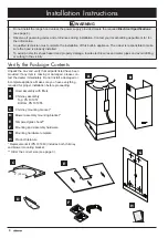 Preview for 8 page of Dacor Discovery PHW Series Installation Instructions Manual