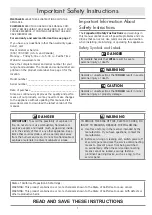 Preview for 3 page of Dacor Discovery PHW30 Use And Care Manual