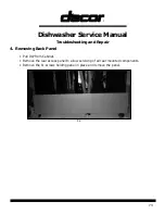 Preview for 5 page of Dacor Dishwasher Service Manual