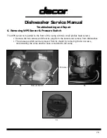 Preview for 7 page of Dacor Dishwasher Service Manual