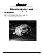 Preview for 9 page of Dacor Dishwasher Service Manual