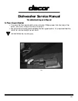 Preview for 10 page of Dacor Dishwasher Service Manual