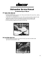 Preview for 19 page of Dacor Dishwasher Service Manual