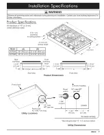 Preview for 5 page of Dacor Distinctive DCT305 Installation Instructions Manual