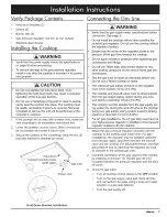 Preview for 9 page of Dacor Distinctive DCT305 Installation Instructions Manual