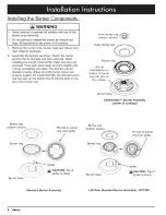 Preview for 10 page of Dacor Distinctive DCT305 Installation Instructions Manual