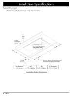 Предварительный просмотр 8 страницы Dacor Distinctive DCT365 Installation Instructions Manual