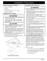 Предварительный просмотр 9 страницы Dacor Distinctive DCT365 Installation Instructions Manual