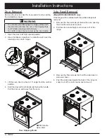 Preview for 14 page of Dacor Distinctive DR30GS/LP Installation Instructions Manual