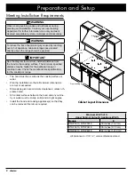 Preview for 10 page of Dacor Distinctive DTHP30 Installation Instructions Manual