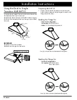 Preview for 20 page of Dacor Distinctive DTHP30 Installation Instructions Manual