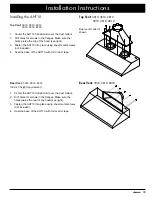 Preview for 21 page of Dacor Distinctive DTHP30 Installation Instructions Manual