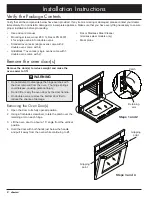 Предварительный просмотр 10 страницы Dacor Distinctive DTO127 Installation Instructions Manual