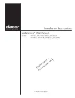 Dacor Distinctive DTO227 Installation Instructions Manual предпросмотр