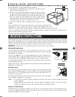 Предварительный просмотр 7 страницы Dacor DMT2420 Use & Care Installation Instructions