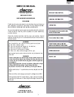 Preview for 5 page of Dacor DMT2420B Service Manual