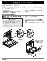 Предварительный просмотр 8 страницы Dacor DO130 Installation Instructions Manual