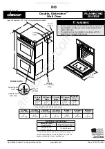 Dacor DO230 Planning Manual предпросмотр