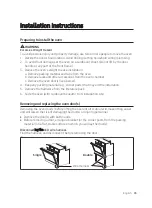 Предварительный просмотр 15 страницы Dacor DOB30M977DM Installation Instructions Manual