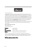 Preview for 4 page of Dacor DOB30M977DS User Manual