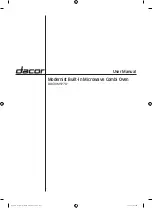 Preview for 1 page of Dacor DOC30M977D Series User Manual