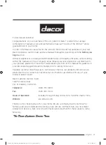 Предварительный просмотр 3 страницы Dacor DOP36M94DL Series Installation Instructions Manual