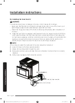 Предварительный просмотр 52 страницы Dacor DOP36M94DL Series Installation Instructions Manual