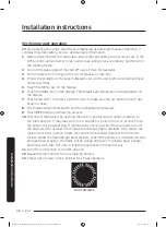 Preview for 48 page of Dacor DOP36M96GLM Installation Instructions Manual