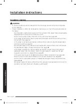 Preview for 50 page of Dacor DOP36M96GLM Installation Instructions Manual