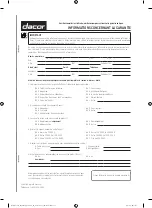 Preview for 155 page of Dacor DOP36M96GLM Installation Instructions Manual