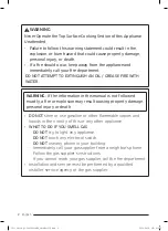 Preview for 2 page of Dacor DOP48C96D Series User Manual