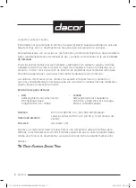 Preview for 110 page of Dacor DOP48C96D Series User Manual