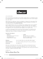 Предварительный просмотр 214 страницы Dacor DOP48C96D Series User Manual